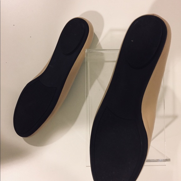 NIB Van Eli baby flats in nude Napa leather - Picture 4 of 8